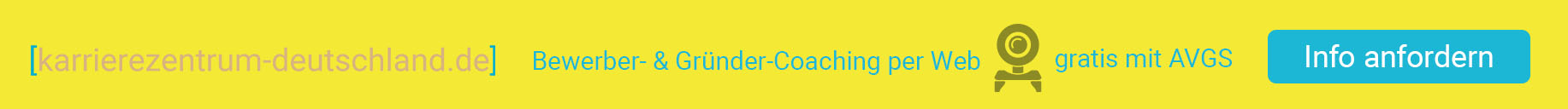 Coaching per Web - Karrierezentrum Deutschland